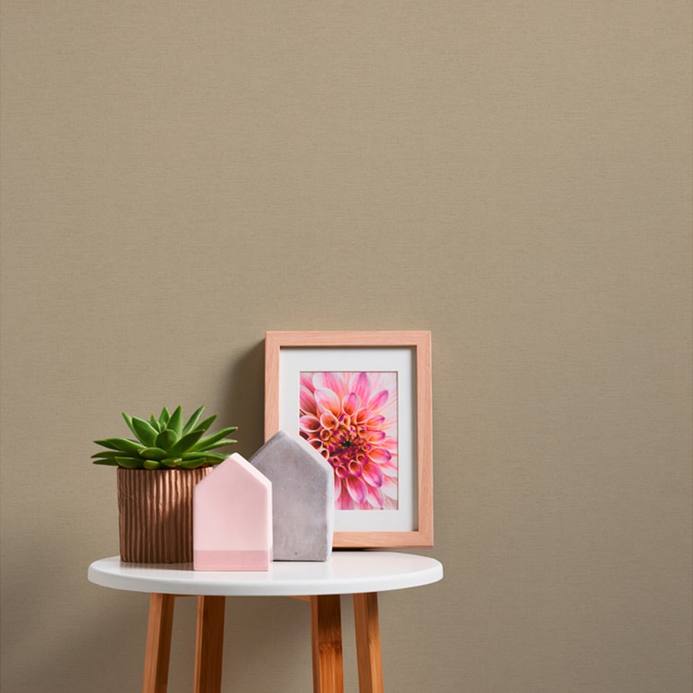 A.S Creation Texture Dark Beige Non-Woven Wallpaper Image 3