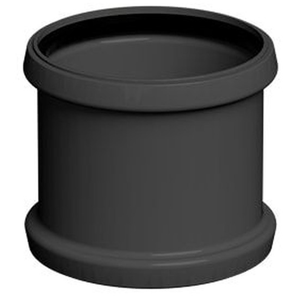 FloPlast Industrial Xtraflo Hopper Downpipe Kit with Access Pipe Black 110mm Image 5