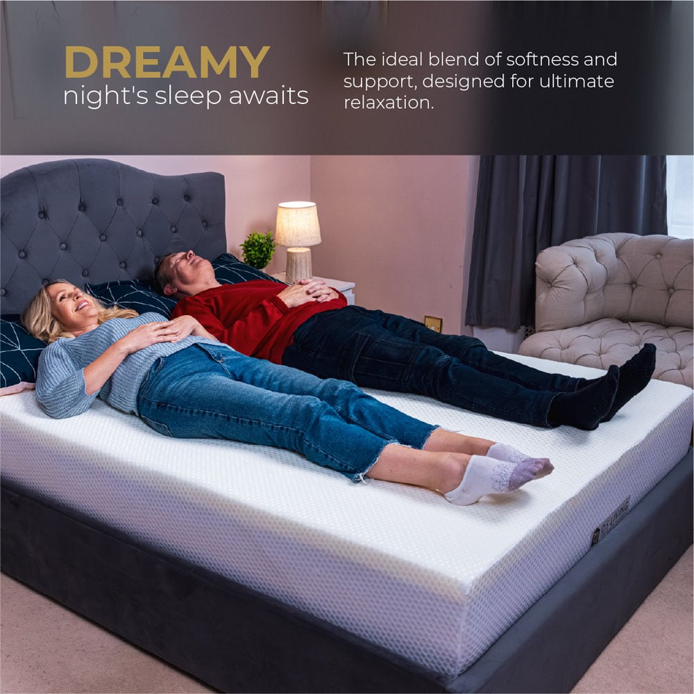 DS Living PureDream King Size Orthopaedic Memory Foam Mattress 12 inch Image 3