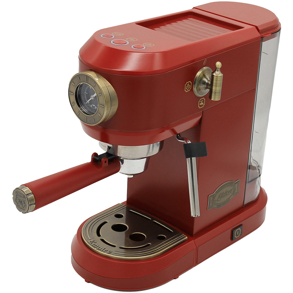 Kaiser Empire Bordeaux Red Espresso Coffee Machine Image 1