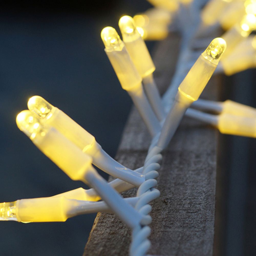 Eagle Connect 1500 Warm White LED White Cluster Light 30m Image 4