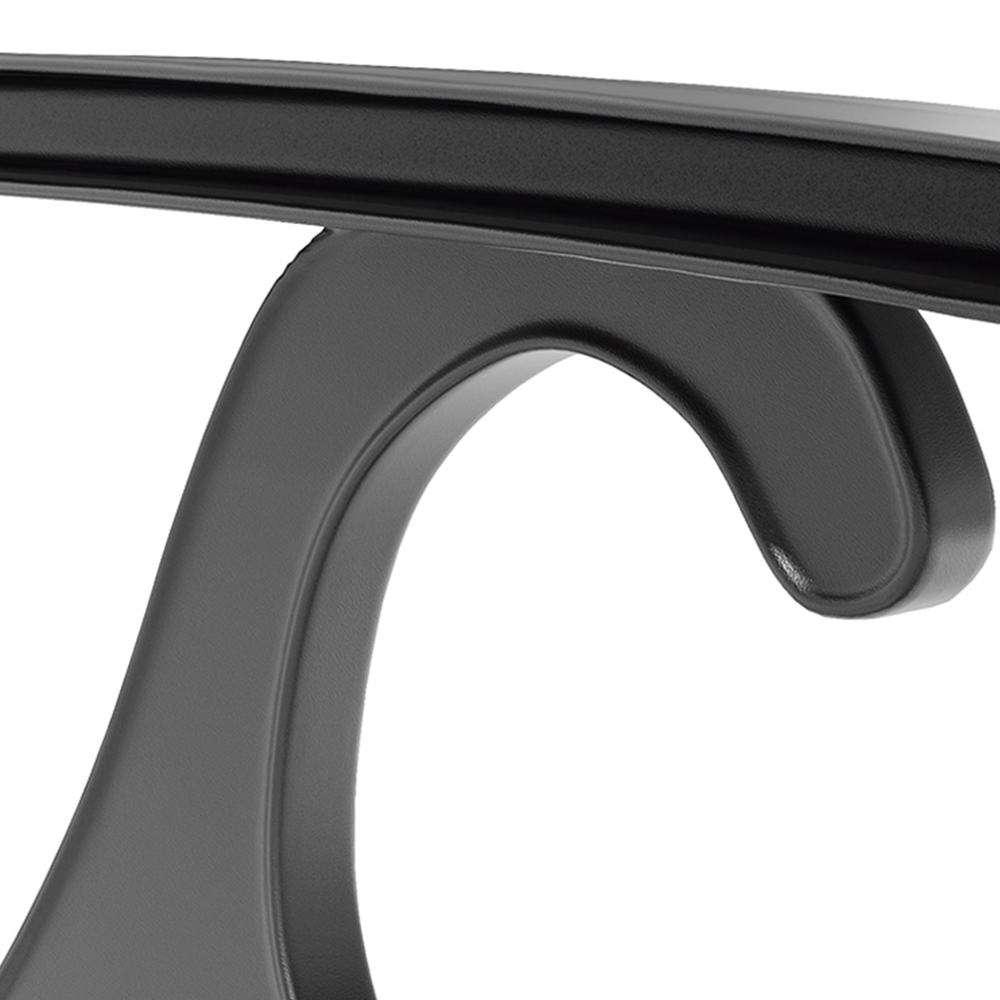 Living and Home Dark Grey Curved Door and Window Canopy 1.6 x 0.8m Image 4