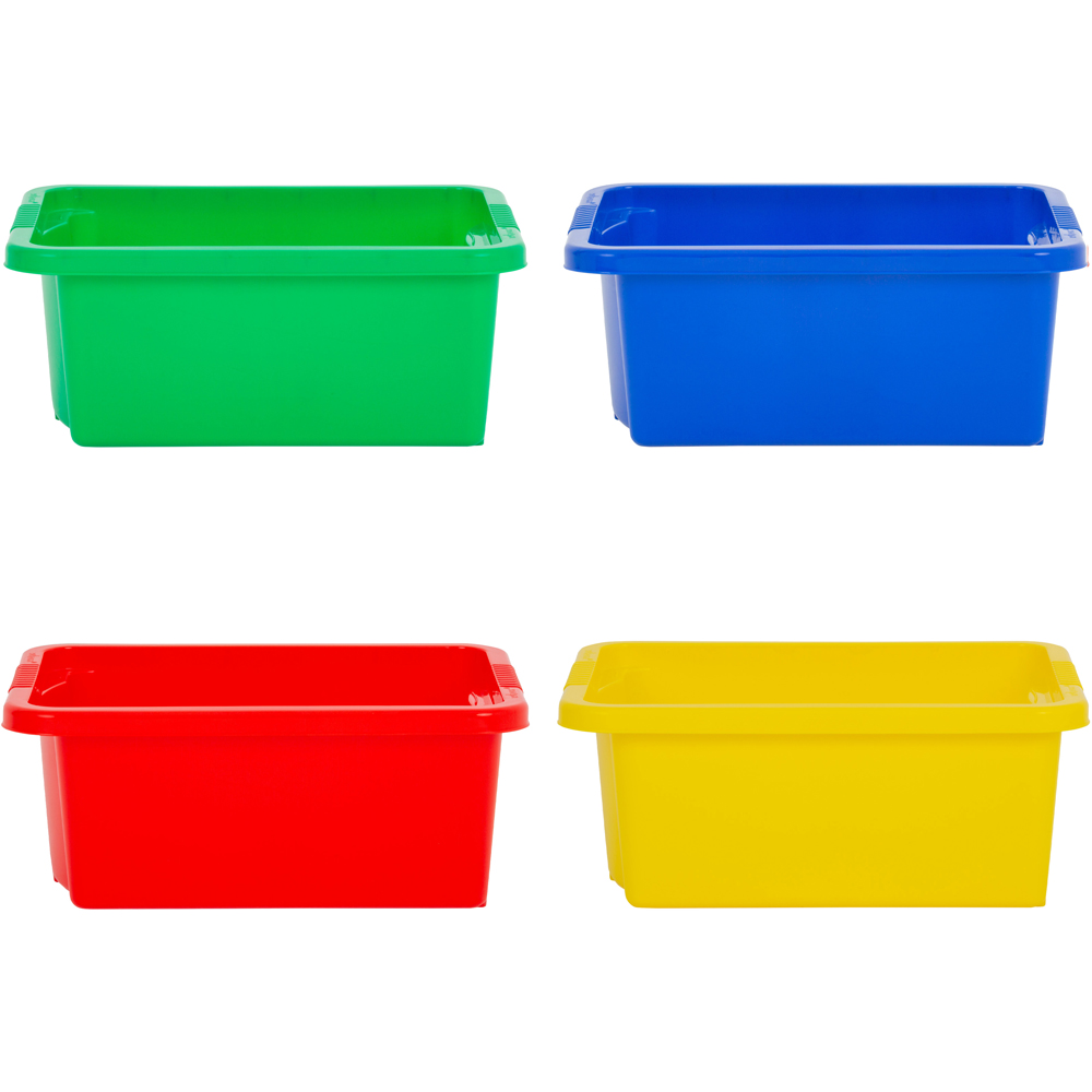 Wham 16L Mixed Stackable Storage Box 4 Pack Image 1