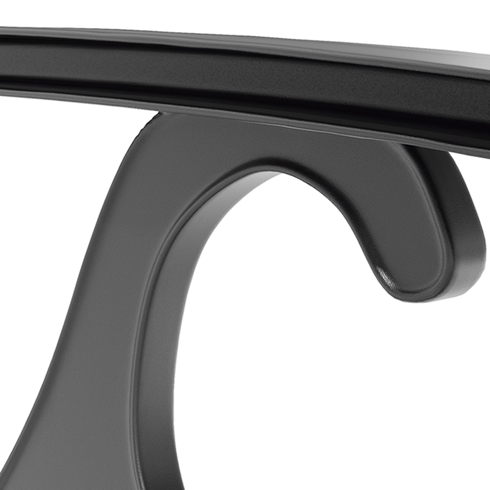 Living and Home Dark Grey Curved Door and Window Canopy 2.0 x 1.0m Image 4