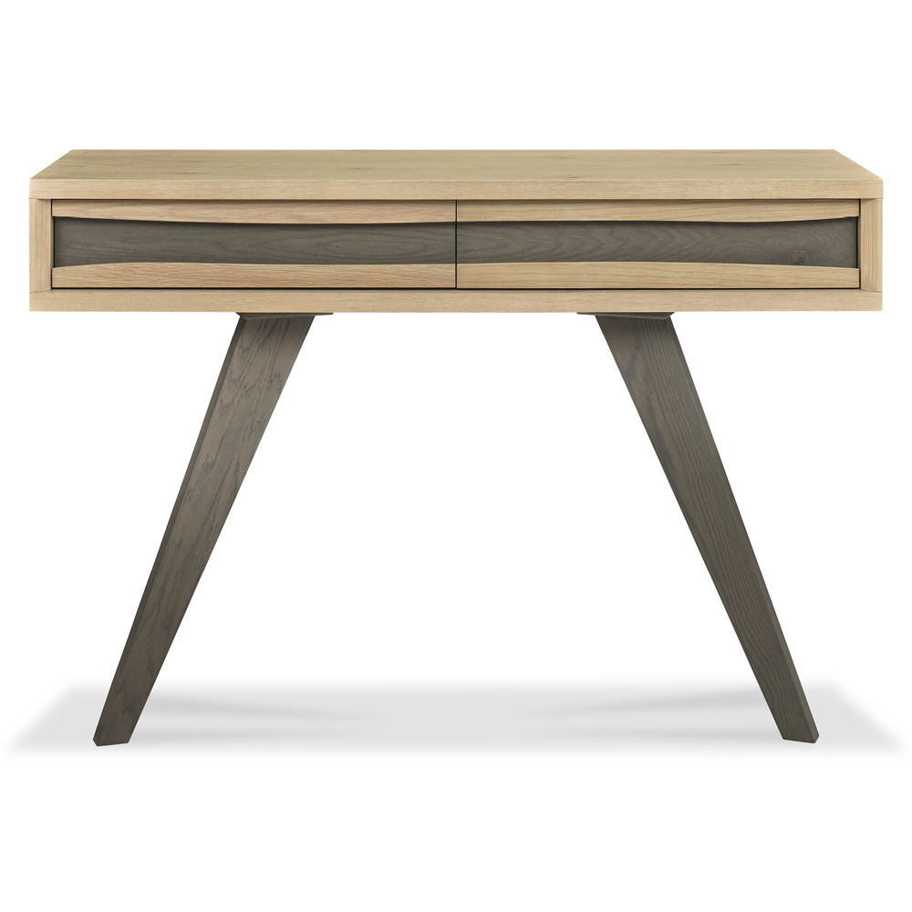 Bentley Designs Cadell 2 Drawer Aged Oak Console Table Image 3