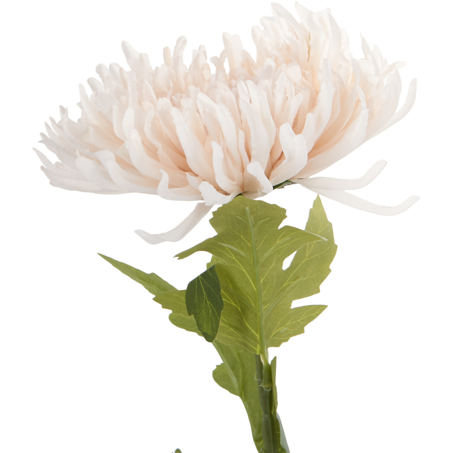 Blush Fuji Mum Single Stem Artificial Flower Image 3