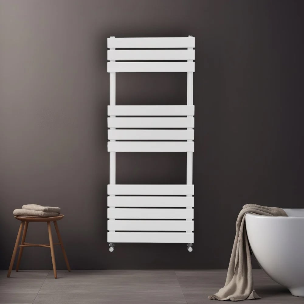 Monster Shop 1892BTU White Flat Panel Towel Radiator 1200 x 450mm Image 5