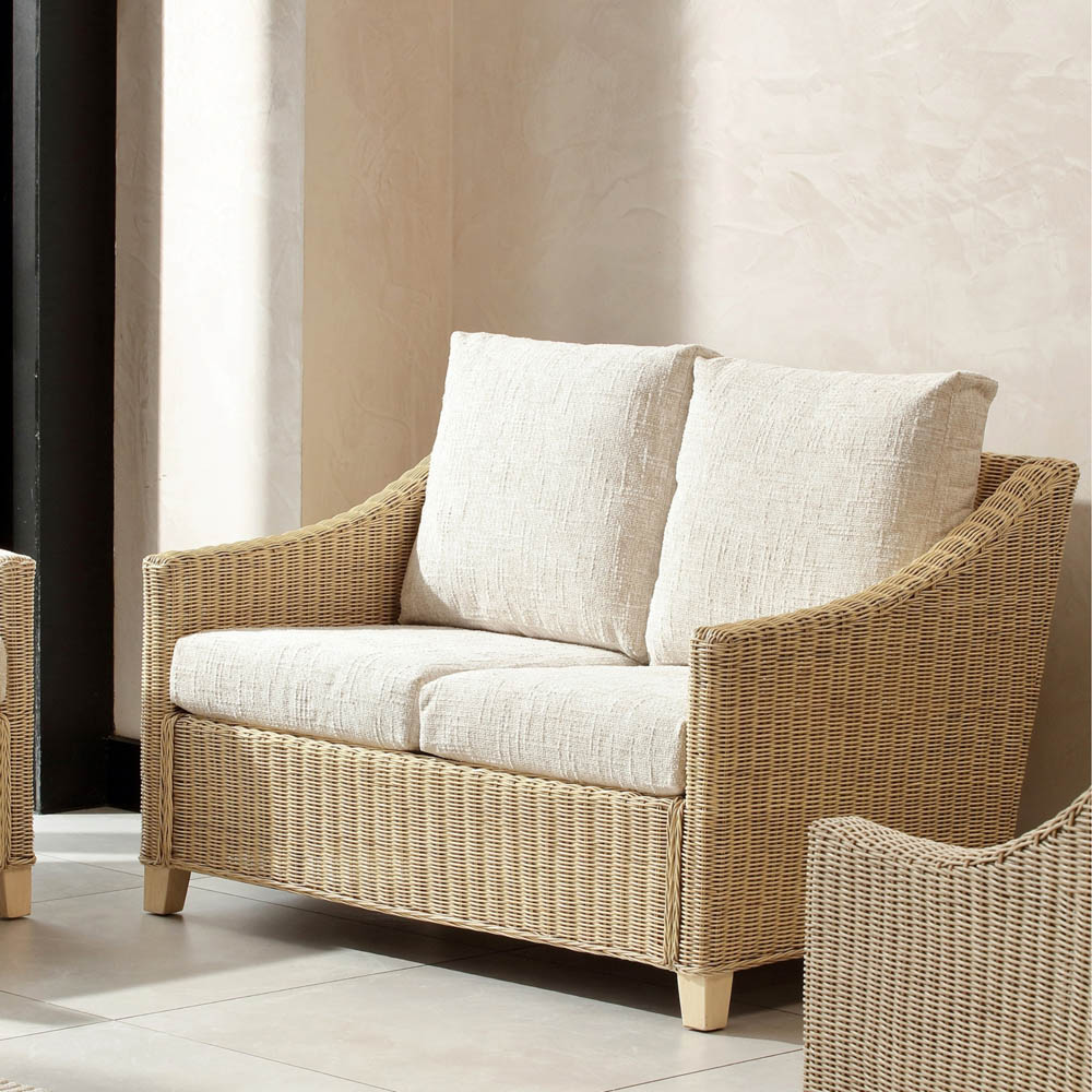 Desser Furniture Dijon 2 Seater Cotton Cream Suite Image 5