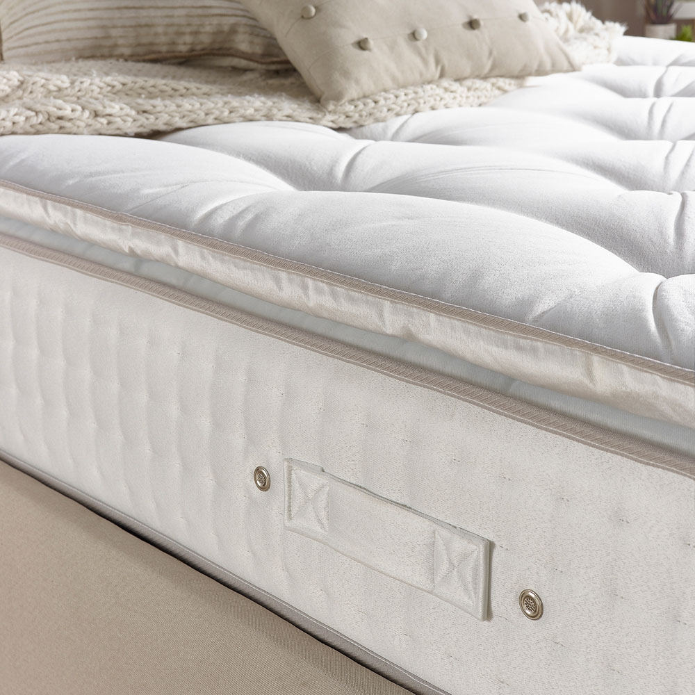 Aspire Super King Size Natural Pillow Top Pocket Mattress Image 2