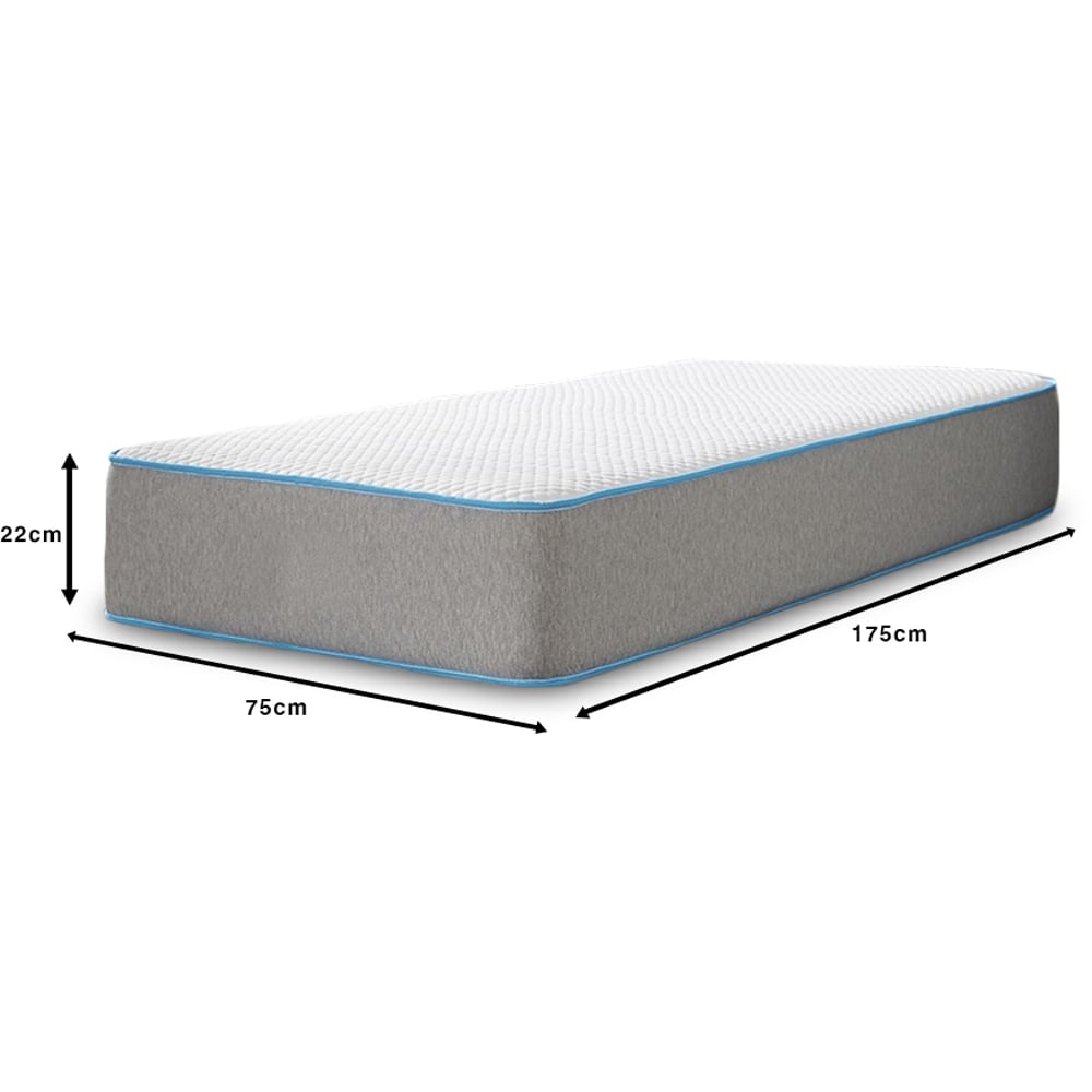 Starlight Beds Shorty Bubble Hybrid Memory Foam Layer Open Coil Spring Mattress Image 6