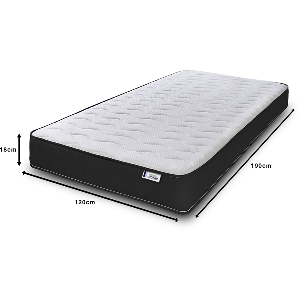 Extreme Comfort Cooltouch Colours Black Small Double Memory Foam and Spring Mattress Image 5
