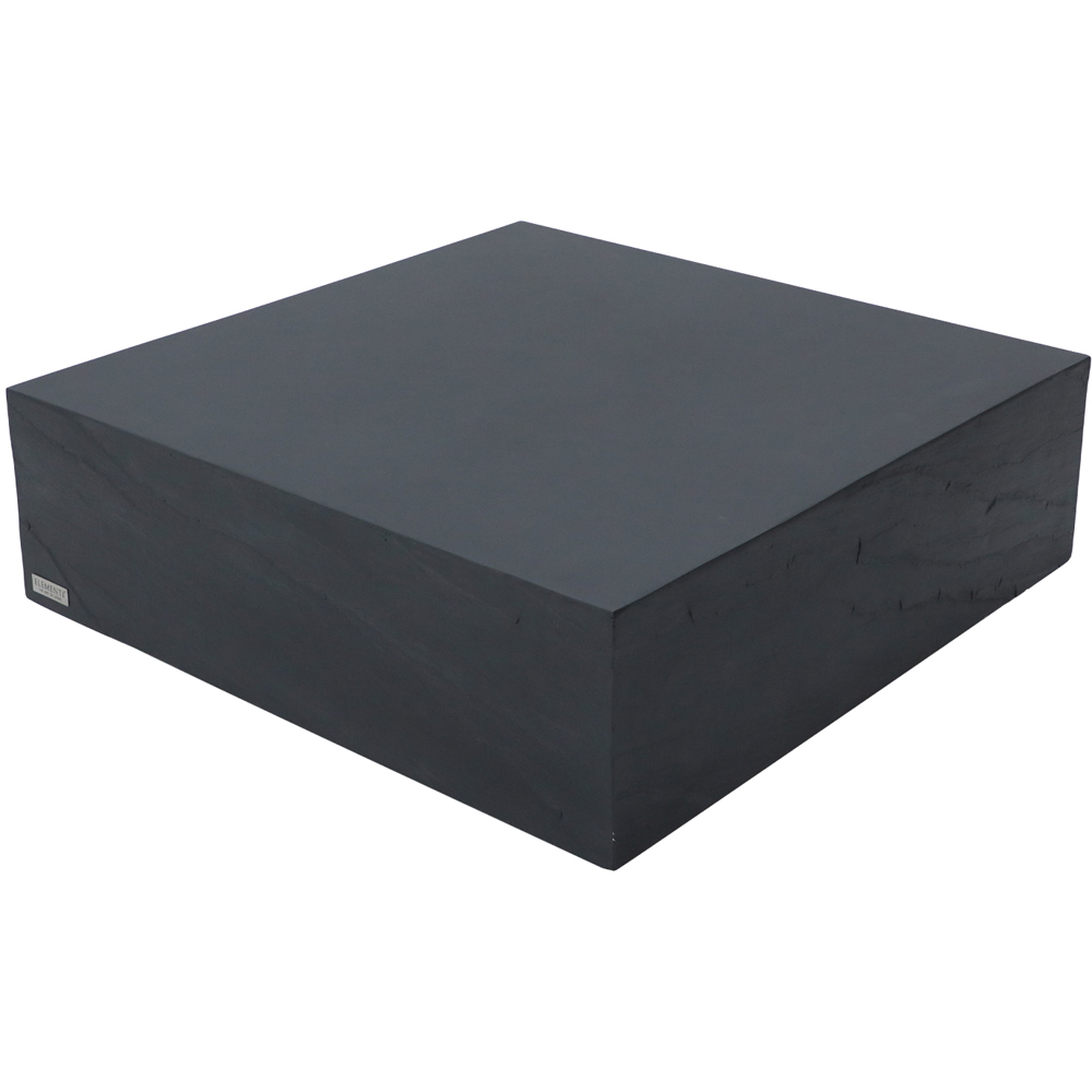 Elementi Colorado Slate Black GRC Large Coffee Table Image 2