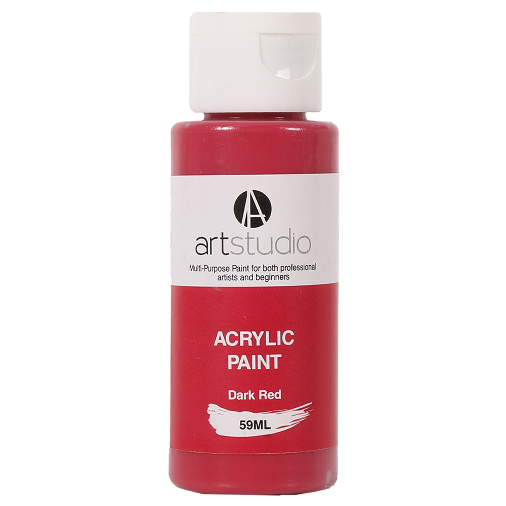 Art Studio Acrylic Paint   - Dark Red / 59ml Image