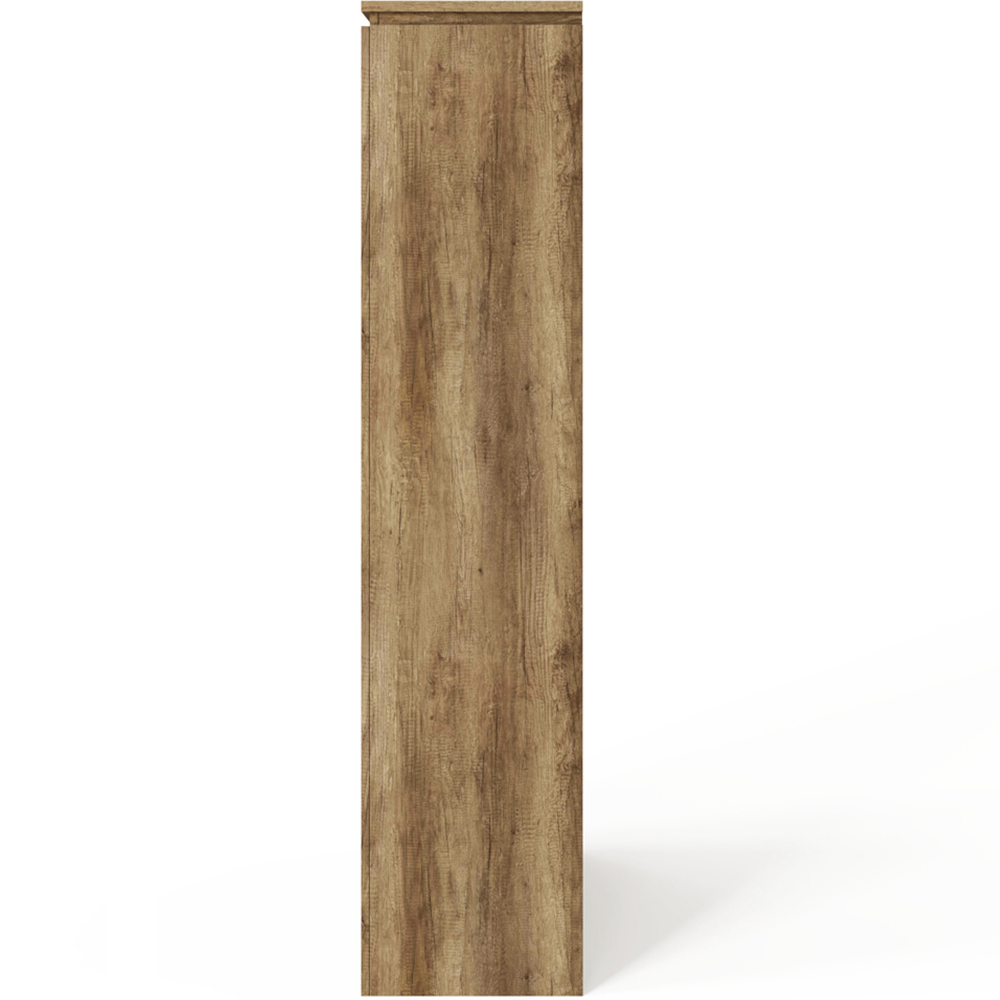 GFW 2 Drawer 3 Shelf Canyon Oak Grey Bookcase Image 4