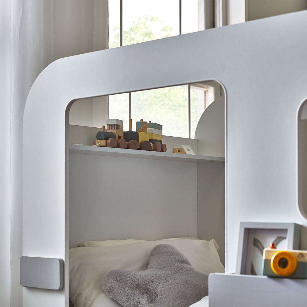 Julian Bowen Tourer Single Vapor Grey and White Caravan Bed Image 6