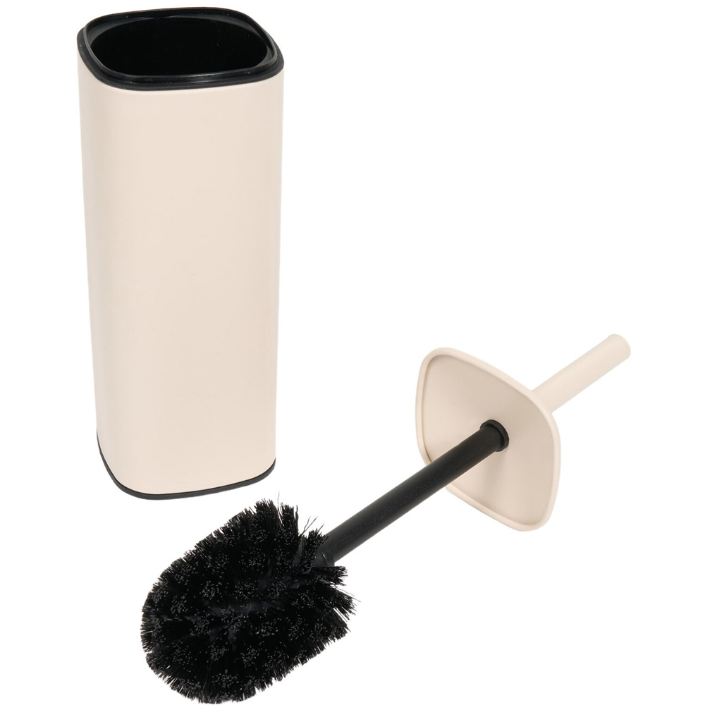 Square Holder Toilet Brush  Ivory Image 3