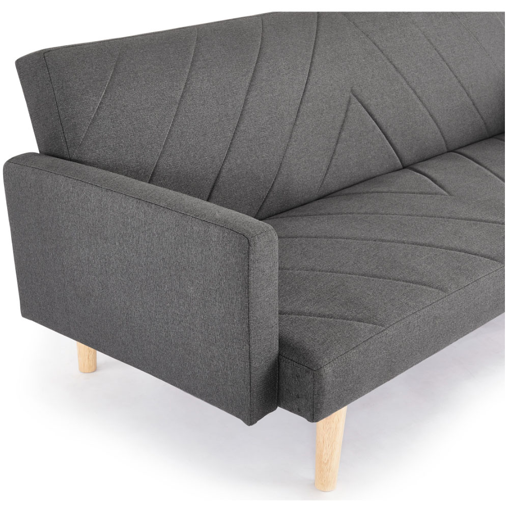 Home Detail Ryan 2 Seater Dark Grey Sofa Bed Image 7