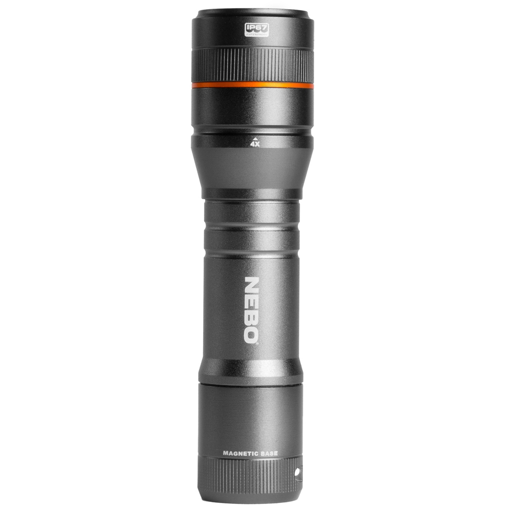 Nebo Newton 500 500 Lumens Compact Pocket Flashlight with 4x Zoom AAA Batteries and Magnetic Base Image 3