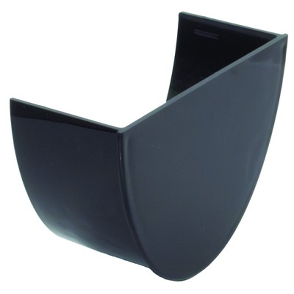 FloPlast Deepflow Hi-Cap Gutter Internal Stopend Black 115 x 75mm Image 4