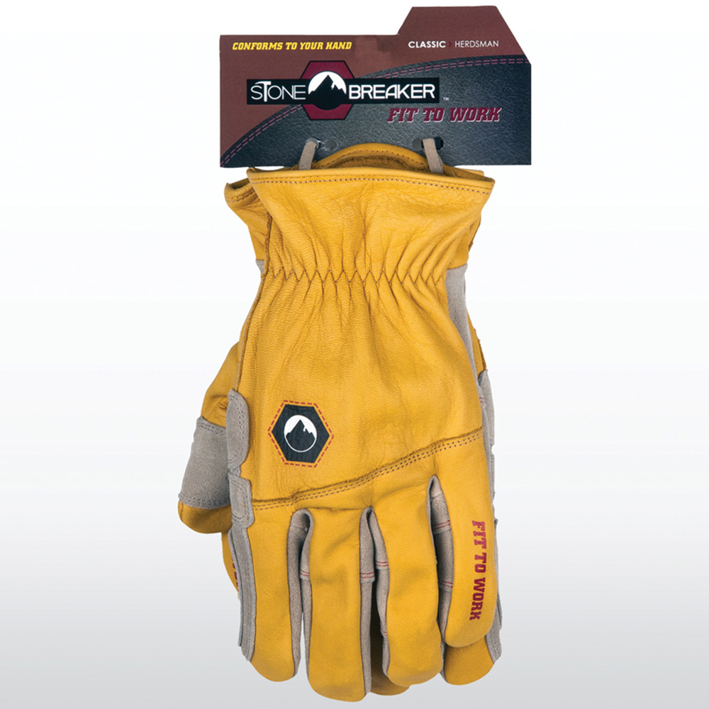 StoneBreaker Large Yellow Classic Rancher Work Gloves Image 5