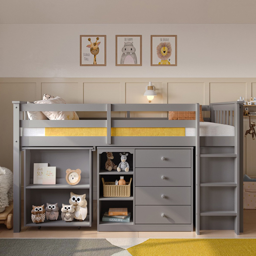 Flair Oban Single Grey Cabin Bed Image 3