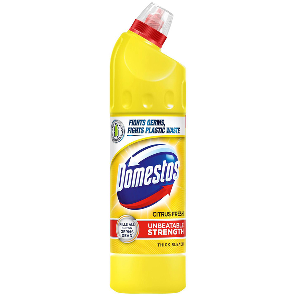 Domestos Citrus Fresh Thick Bleach 750ml 12 Pack Image 2