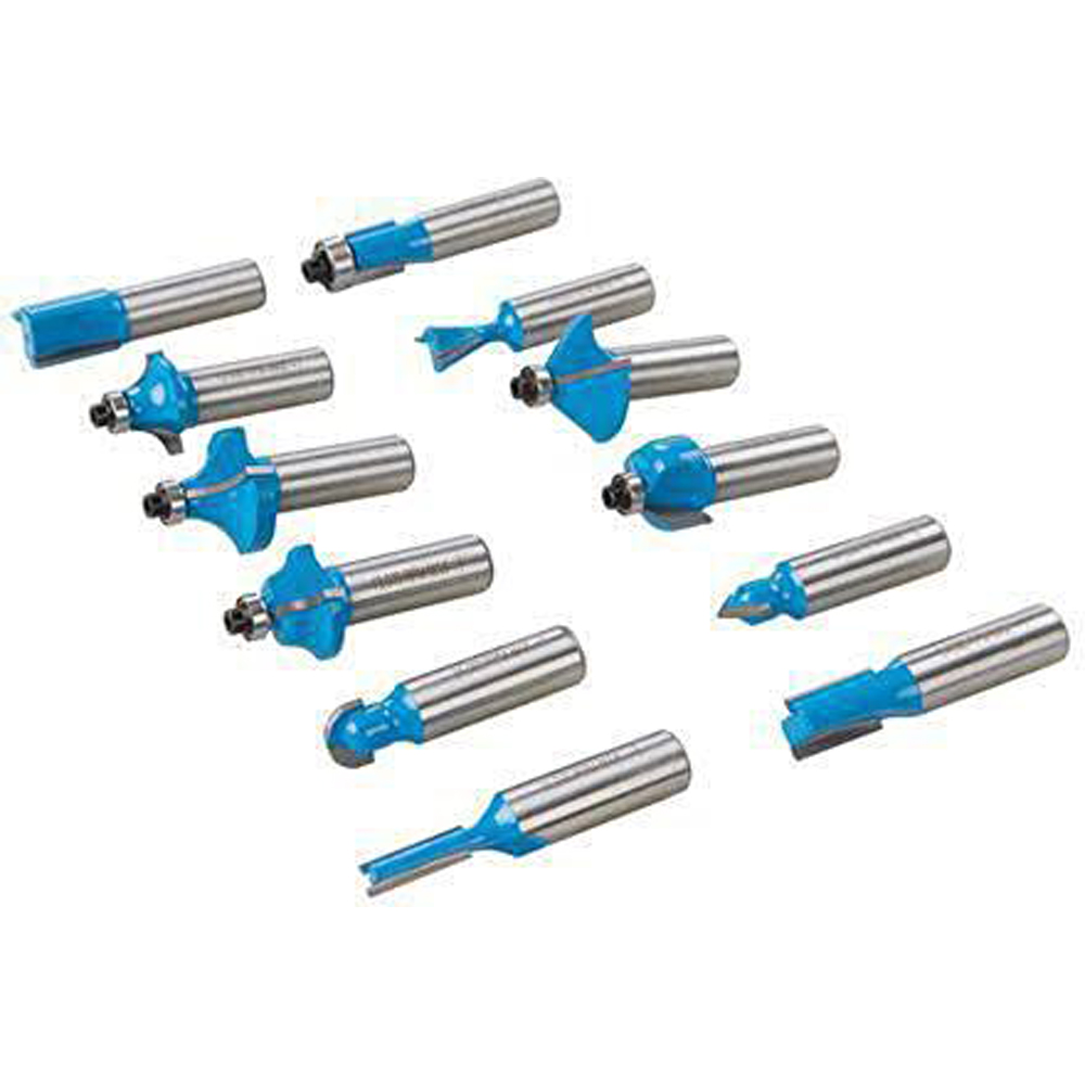 Silverline 12 Piece TCT Router Bit Set 12mm Image 3