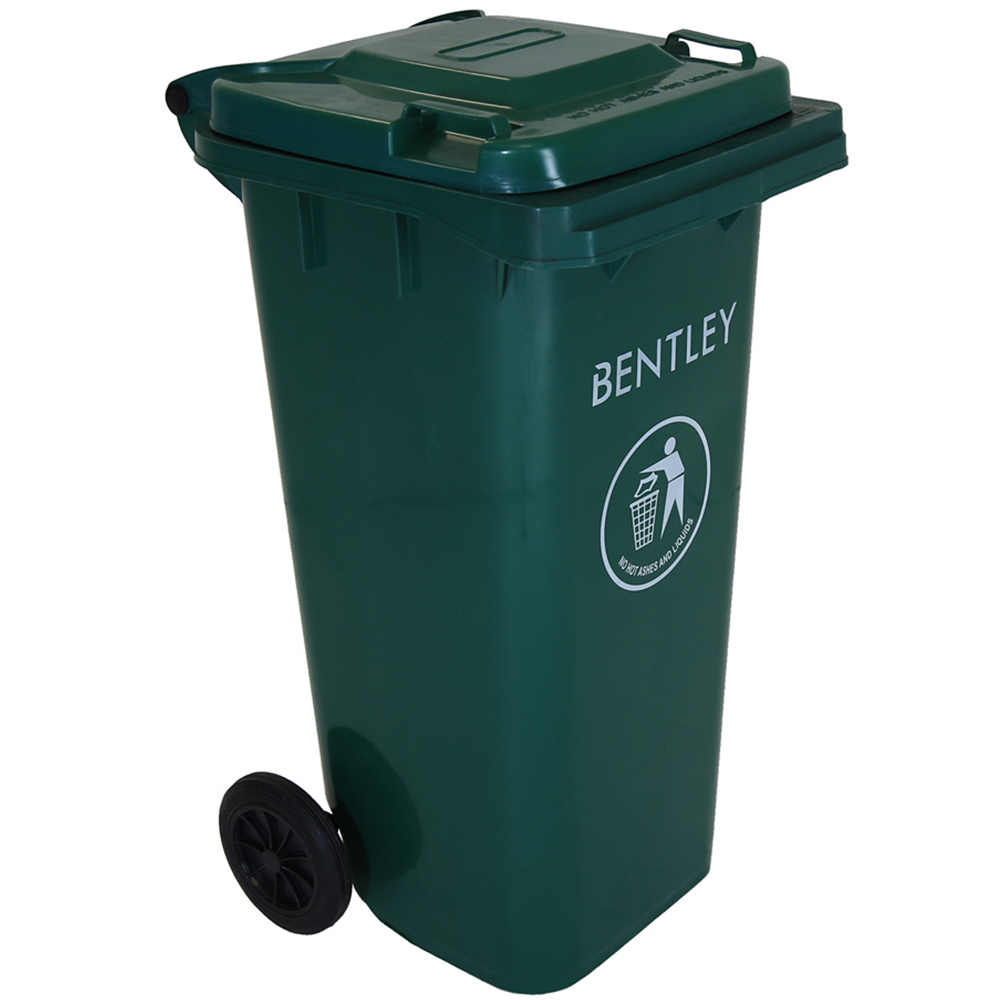 Charles Bentley Green Wheelie Bin 120L Image 2