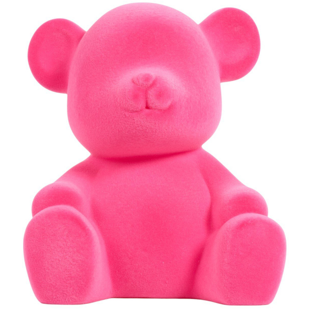 Flocked Bear Ornament Image 3