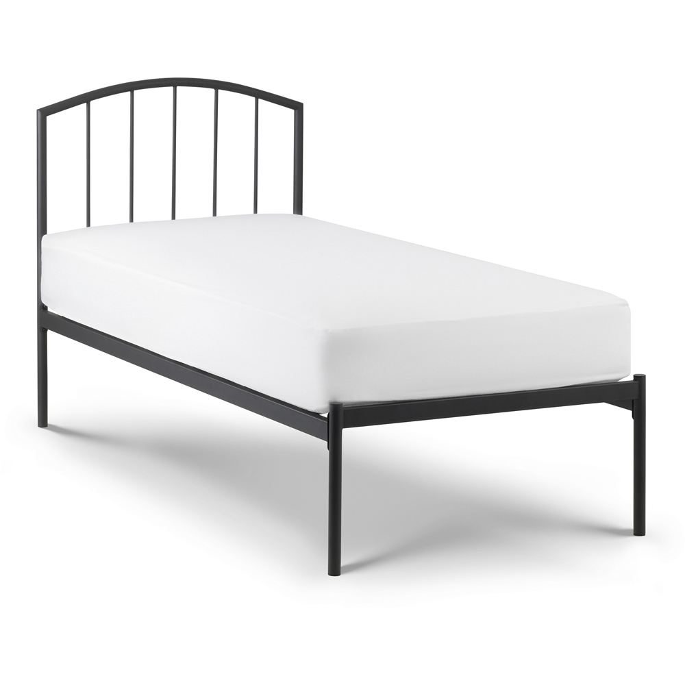 Julian Bowen Onyx Single Anthracite Metal Bed Frame Image 3