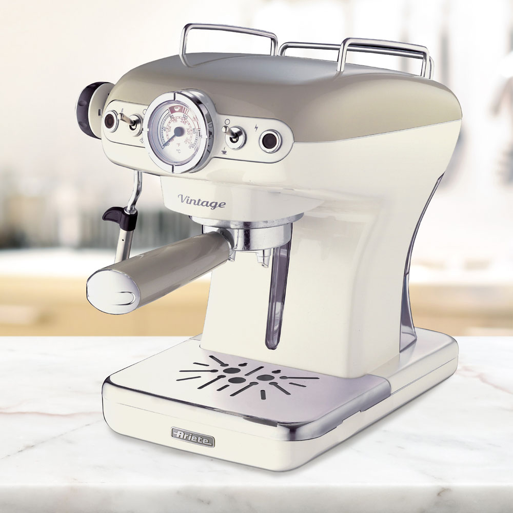 Ariete AR8913 Cream Vintage Espresso 0.9L Coffee Machine Image 2