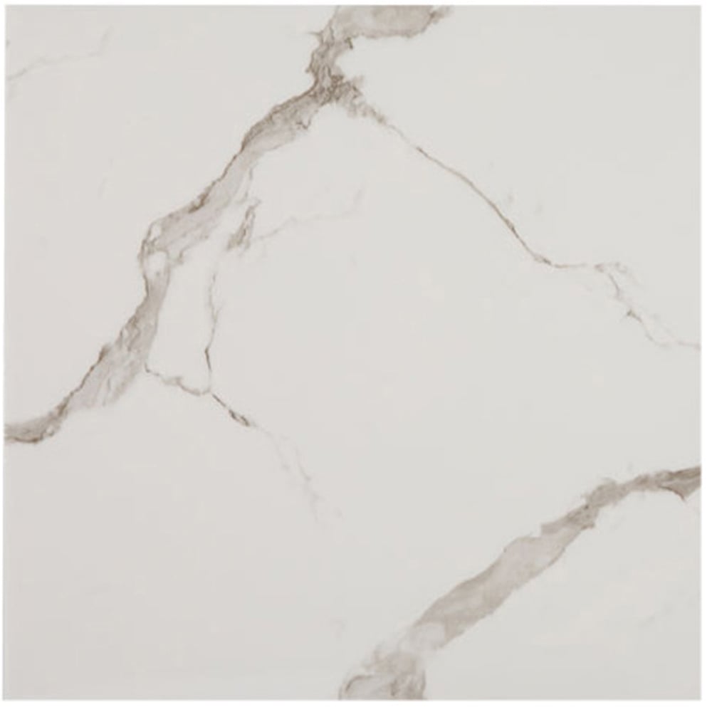 Living and Home Marble Patterned Calacatta White PVC Self Adhesive Wall Sticker 10 Pack Image 7