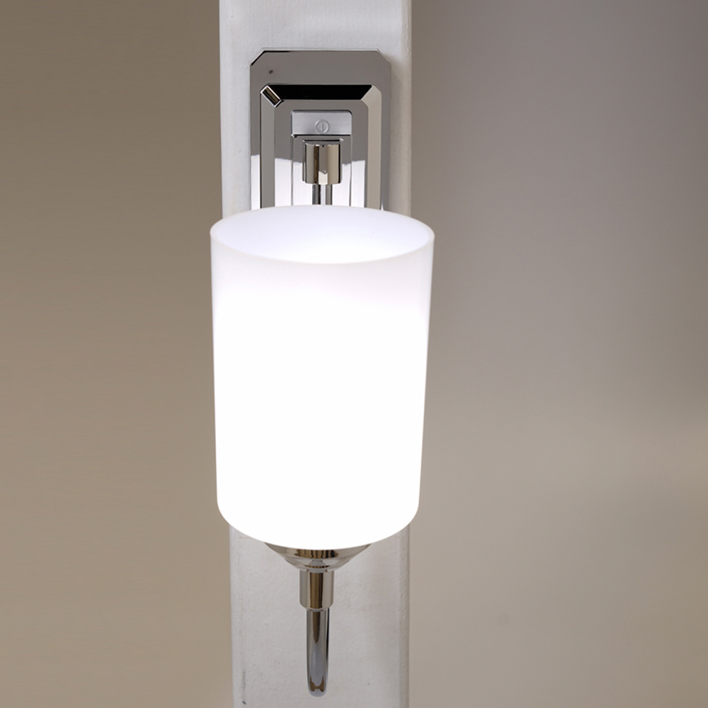 JML Smart Sconce Chrome Dimmable Wireless Up and Down Wall Light Image 2