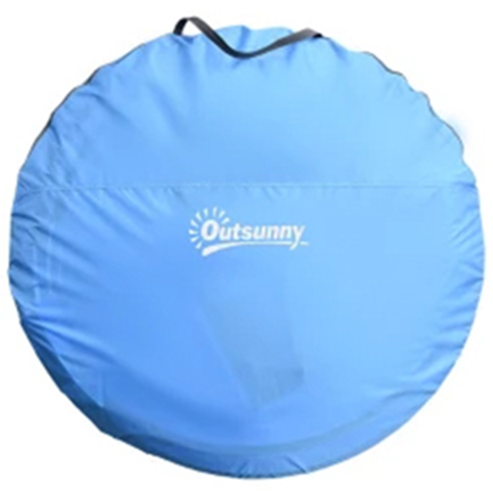 Outsunny 4 to 5 Person Pop up Waterproof Camping Tent Sky Blue Image 3