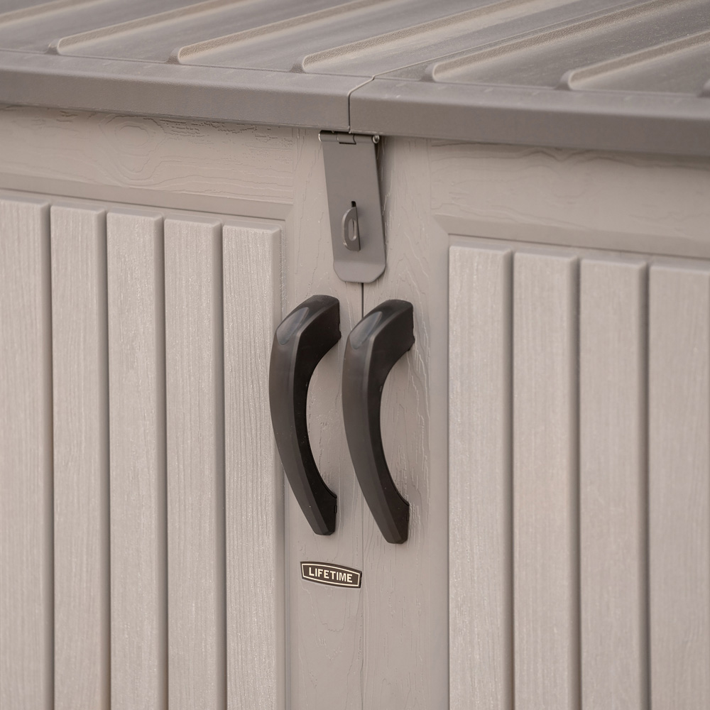 Lifetime Products 4 x 5ft Double Door Horizontal Storage Shed Image 4