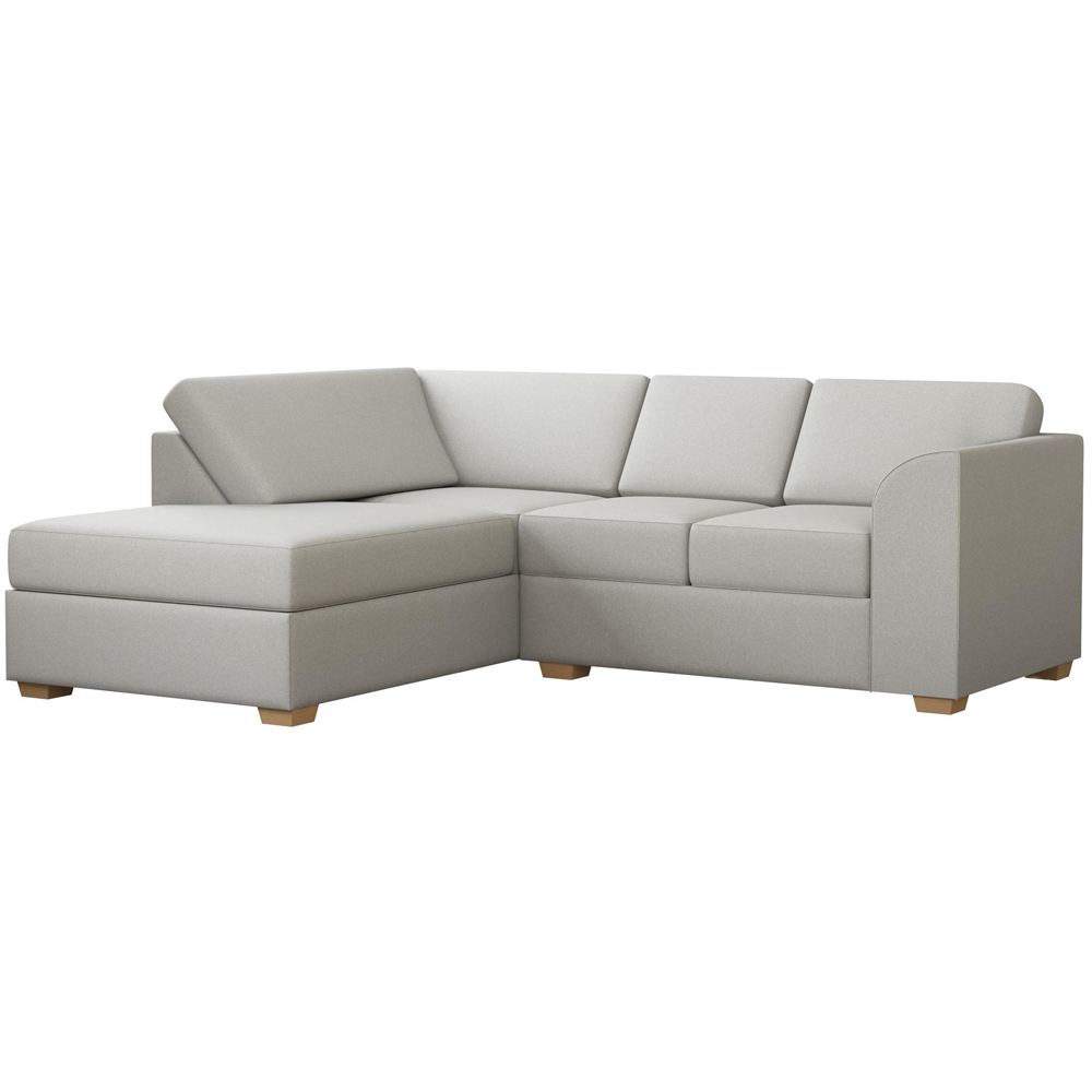 Modo 3 Seater Venice Mink Left Hand Fixed Back L-Shape Corner Sofa Image 2
