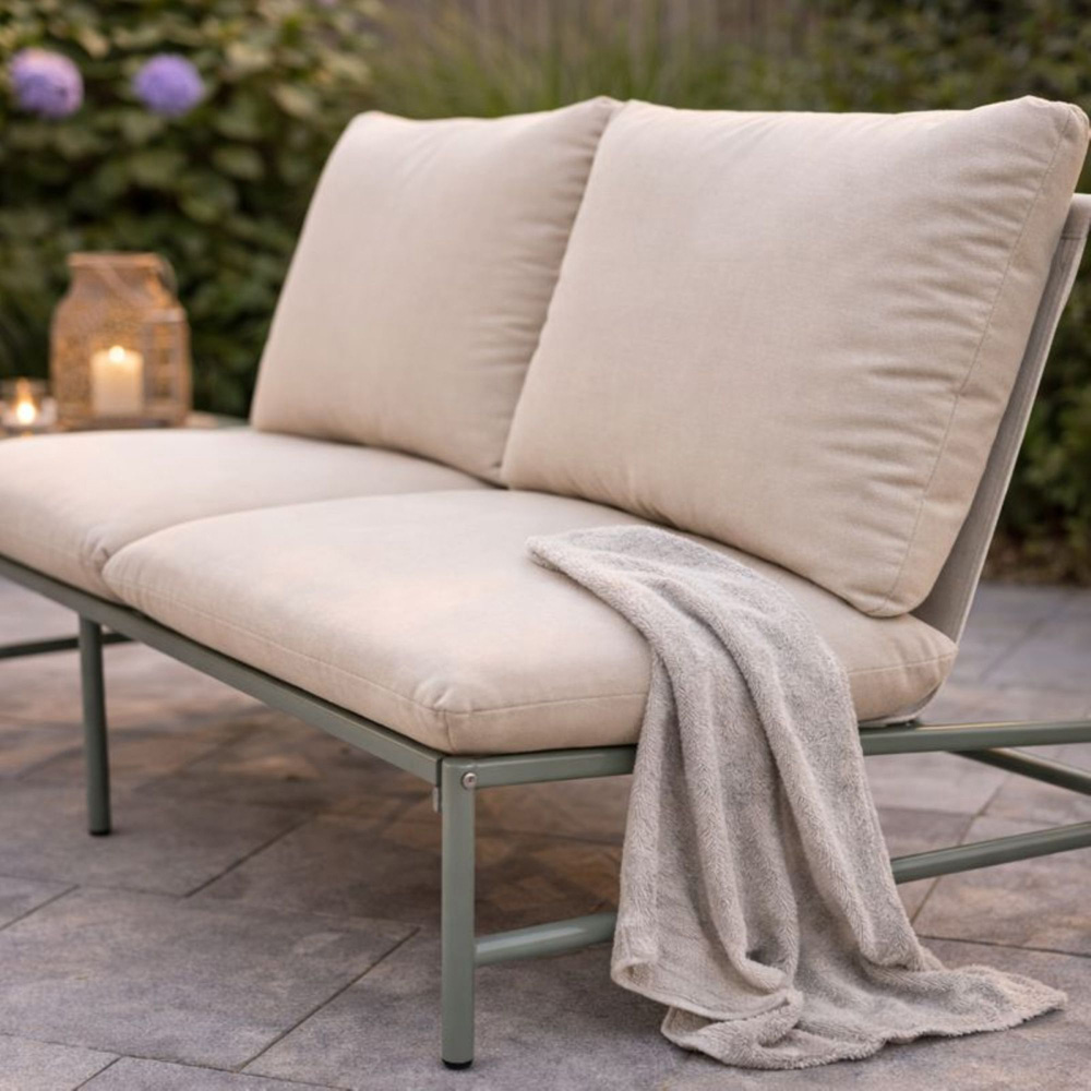 Kettler 4 Seater Leaf Green Aluminium Garden Lounge Set Image 3