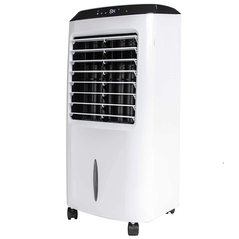 MYLEK White and Black Air Cooler with Remote 10L Image 1