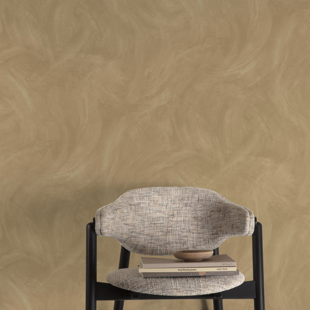 Grandeco Serra Rustic Limewash Chalk Distressed Plaster Effect Textured Mocha Beige Wallpaper Image 3