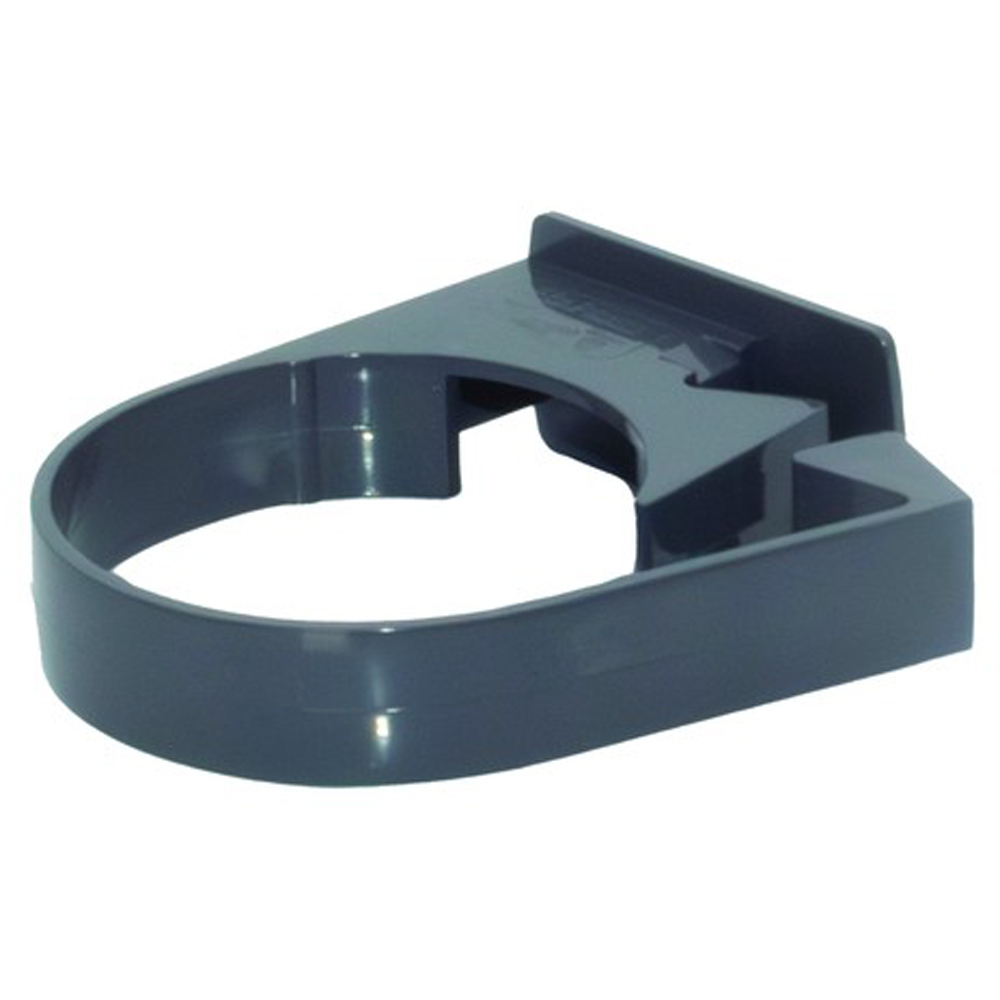 FloPlast Mini Gutter Downpipe Clip Anthracite Grey 50mm Image 2