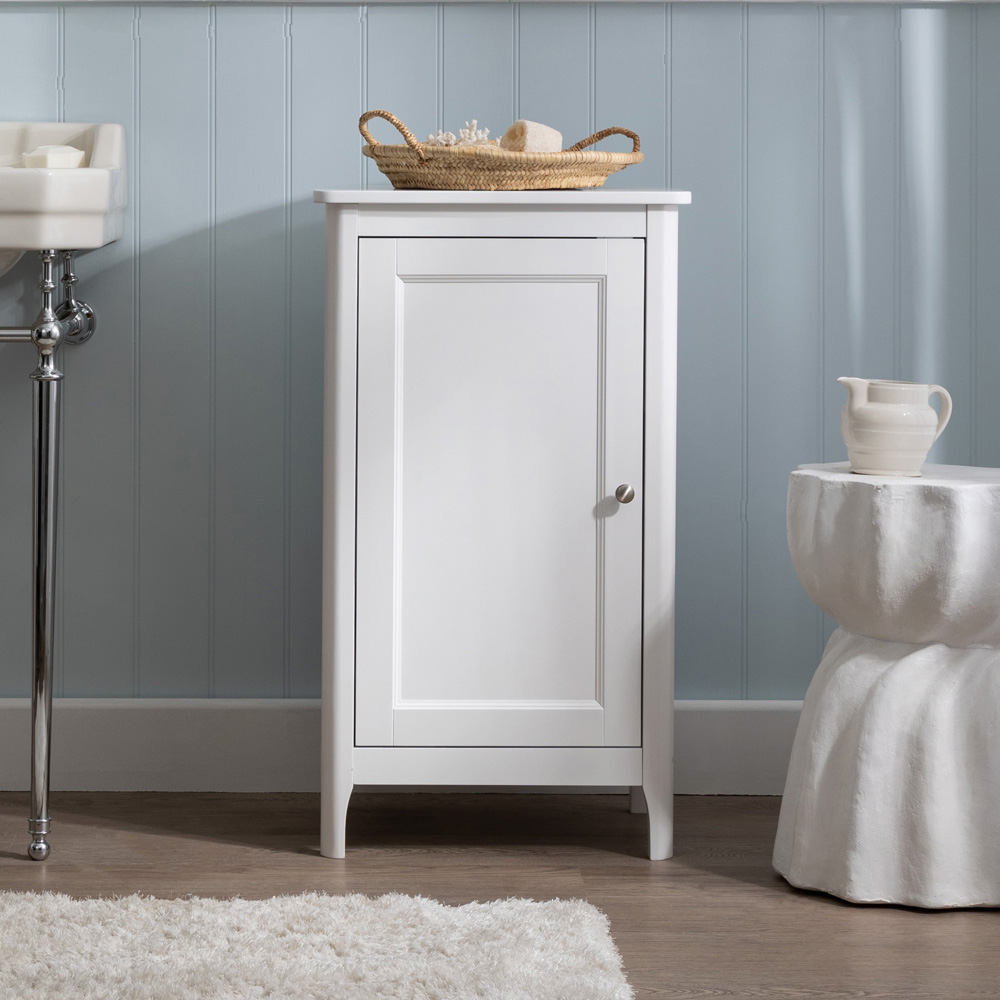 Noa and Nani Lillestrom White Single Door Bathroom Cabinet Image 3