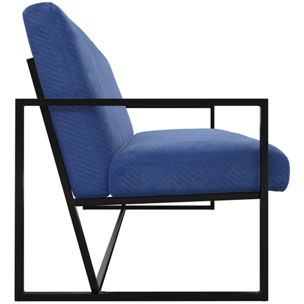 LPD Home Chance Oxford Blue 2 Seater Sofa Image 4