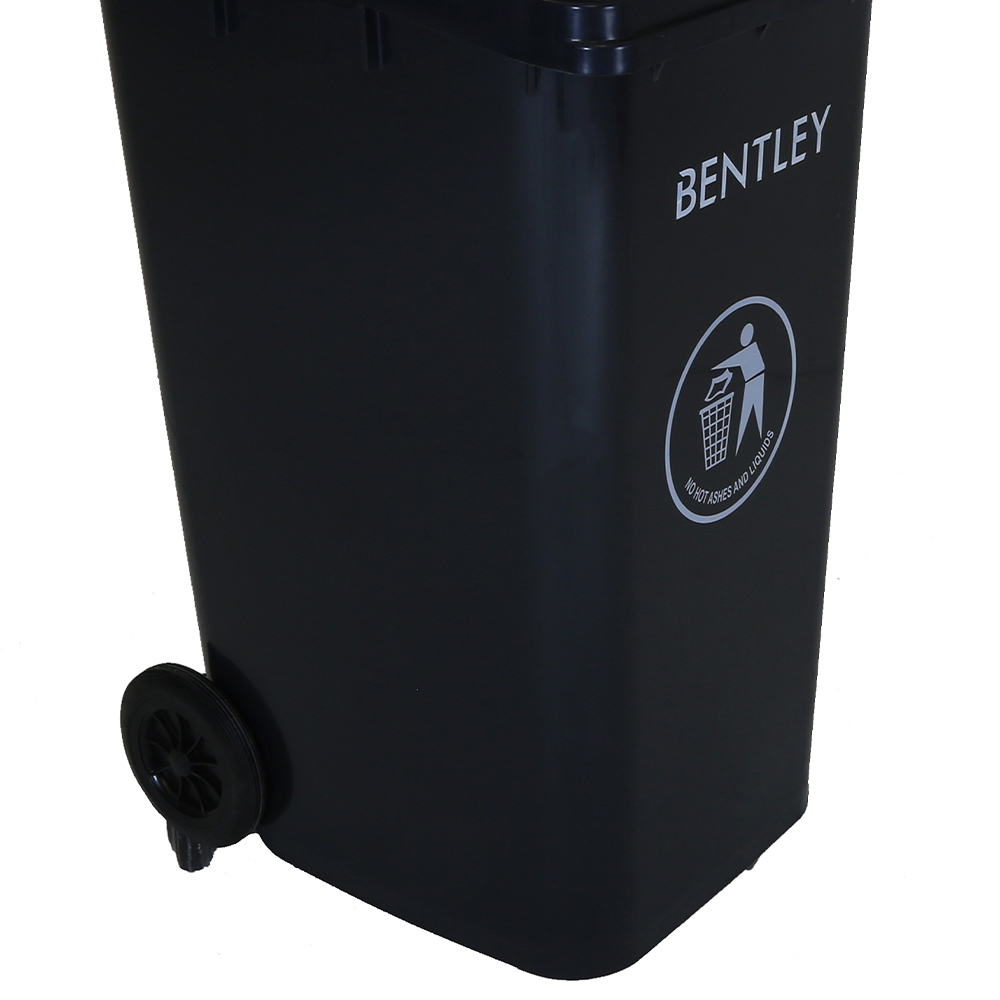 Charles Bentley Black Wheelie Bin 240L Image 3