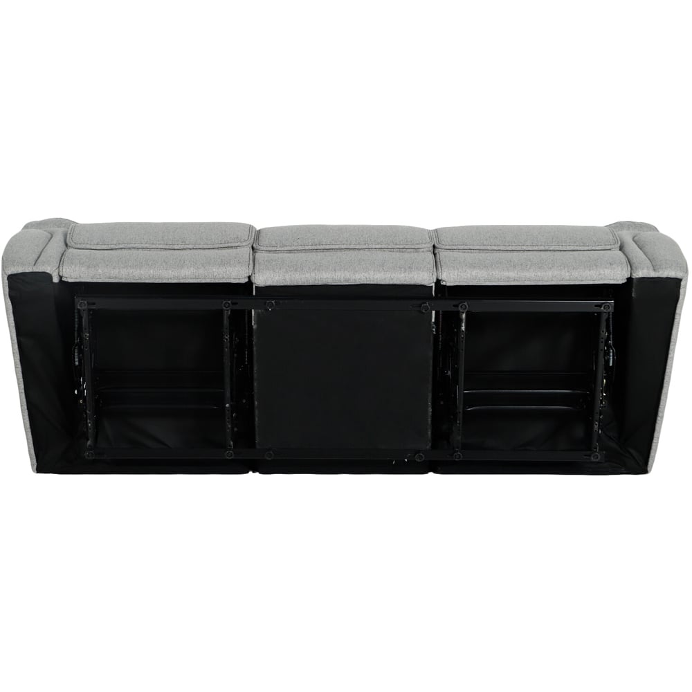 Fraser Reclining Sofa - Grey / 3 Image 8