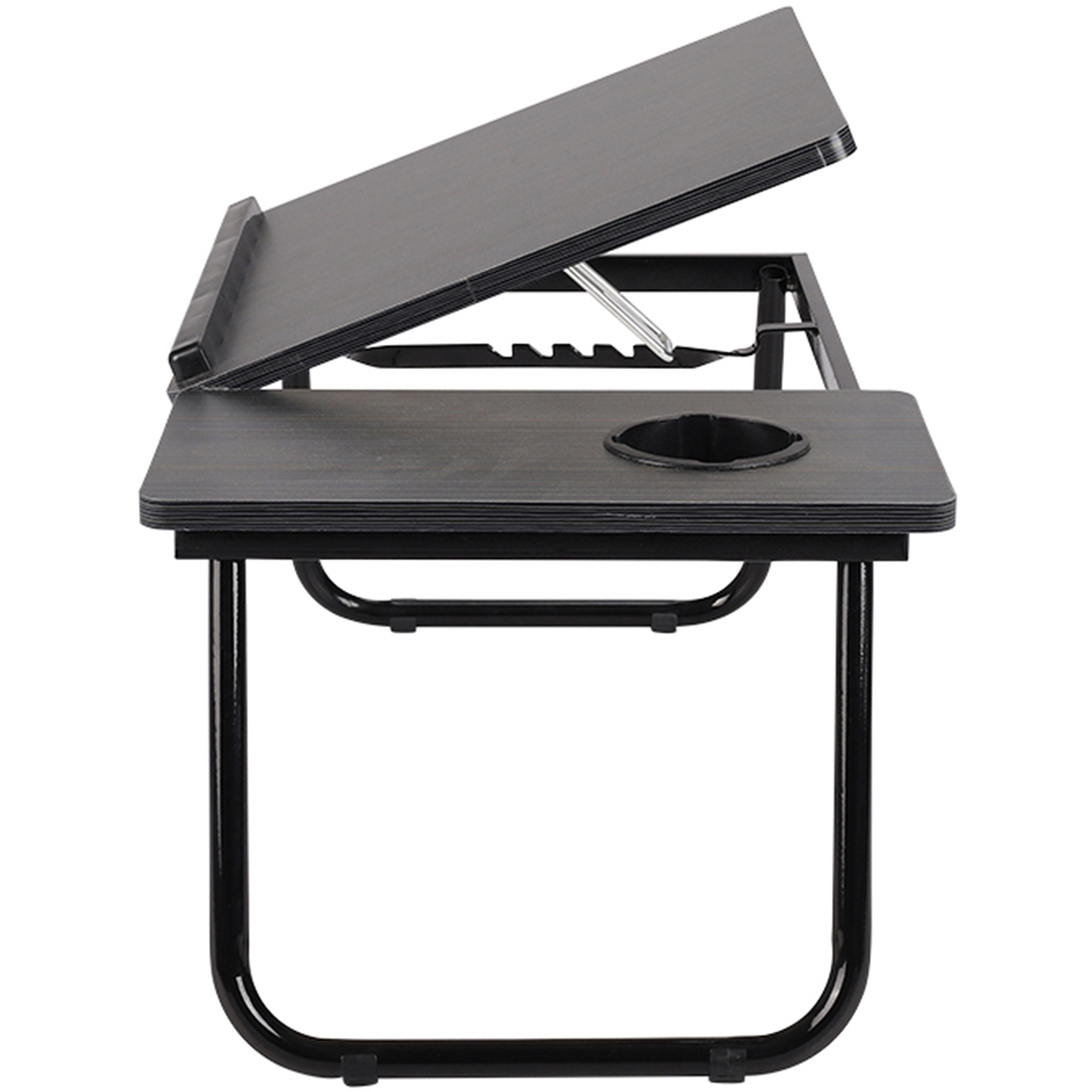 Living and Home Adjustable Laptop Bed Desk with Cup Holder Image 4