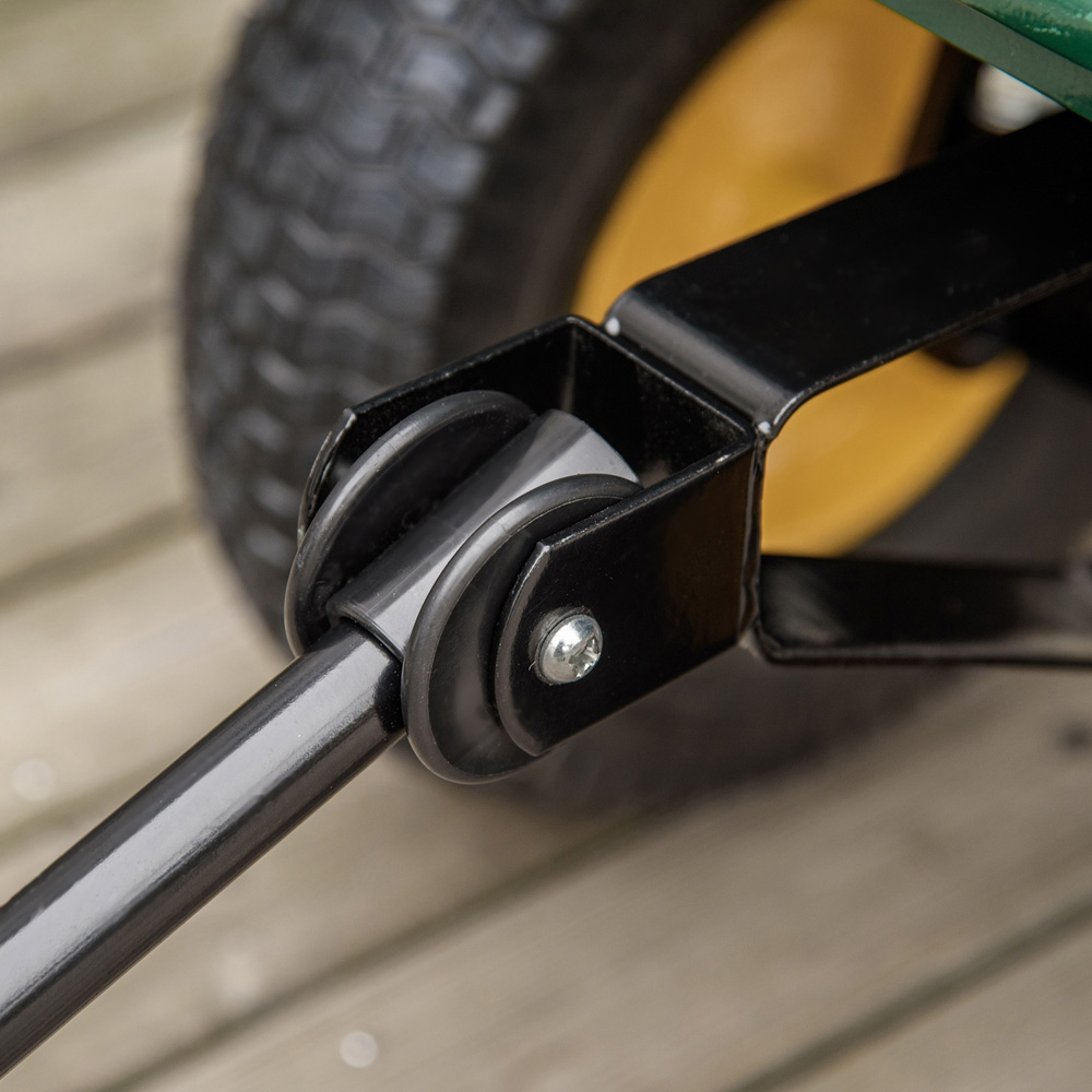 Outsunny Green Garden Trolley Cart Image 3