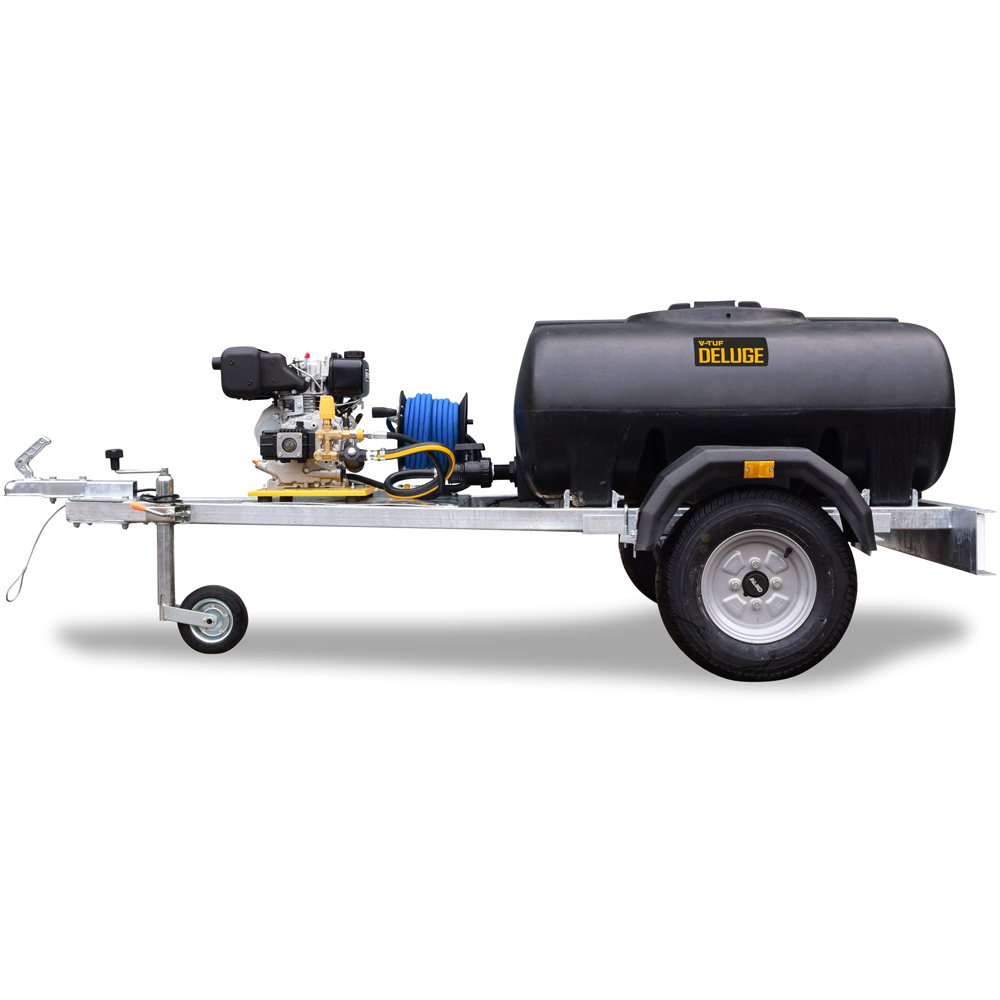 V-TUF DELUGE 5HP Direct Drive Yanmar Diesel Highway Trailer Bowser Pressure Washer 150Bar Image 2