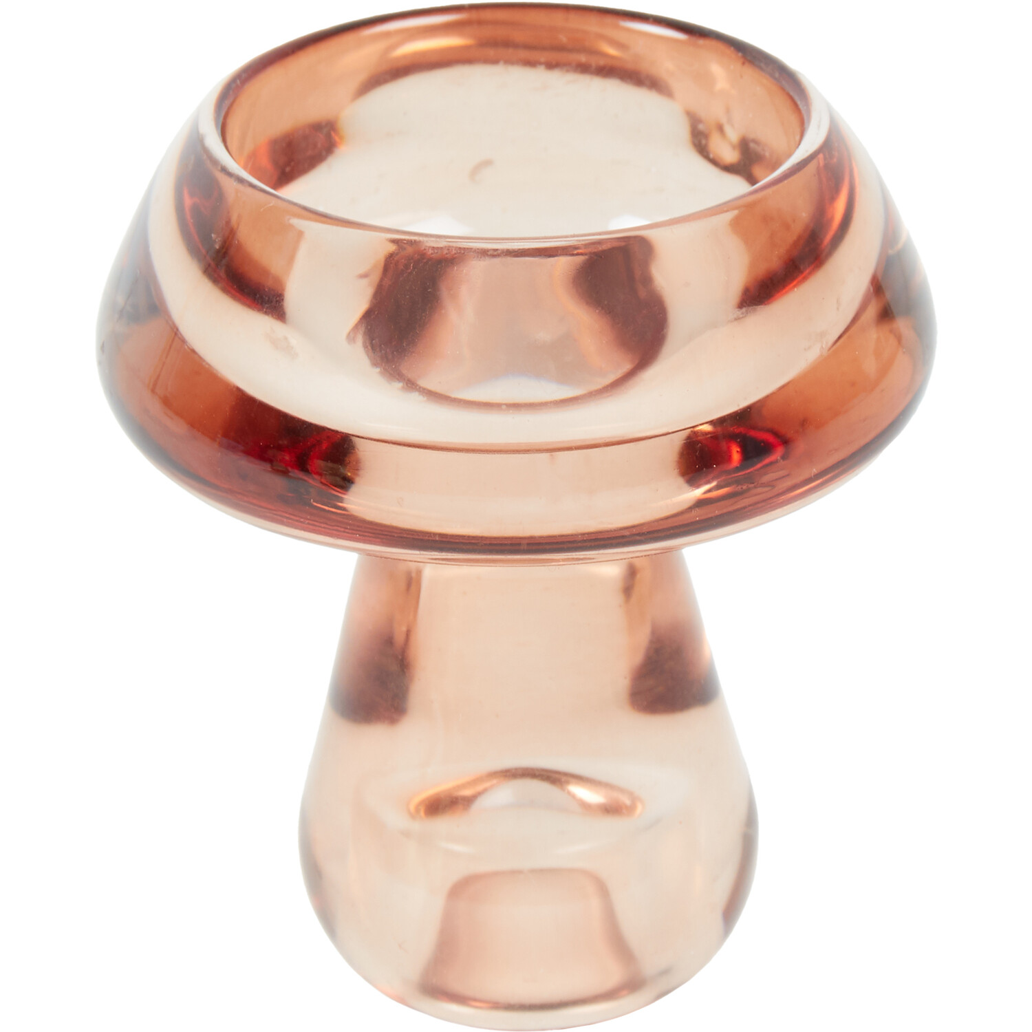 Mushroom Glass Candle Holder Image 3