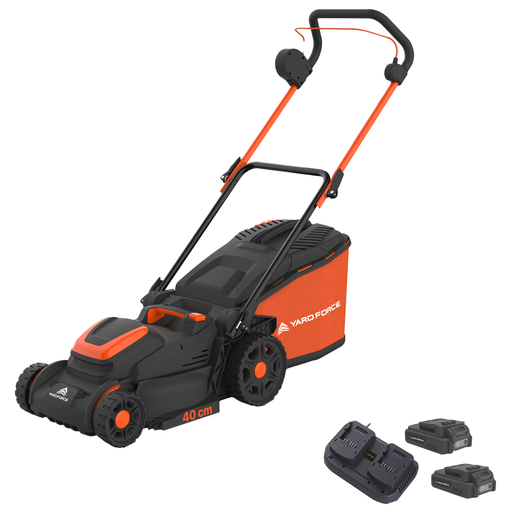 Yard Force LM C40B 40V 40cm Cordless Lawnmower Image 1
