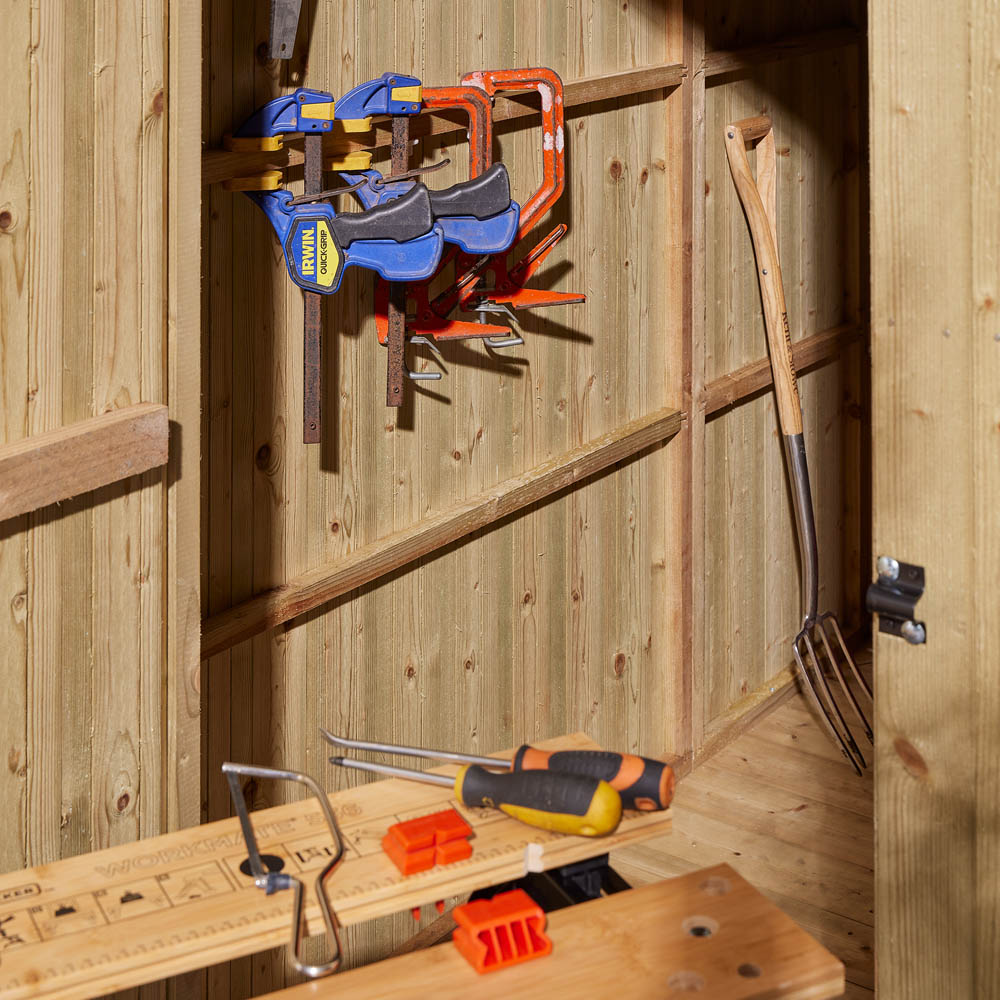 Rowlinson Premium Heritage 6 x 4ft Pressure Treated Shed Image 8